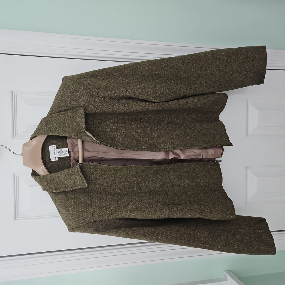 Kim Rogers Green Zipped Jacket